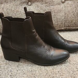 Steve Madden Black Ankle Booties